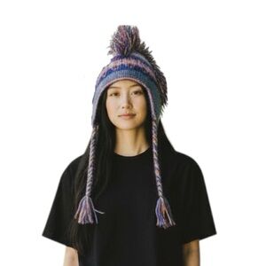 Cheveux Hand Knit from Nepal 100% Wool Adult OS fits most.